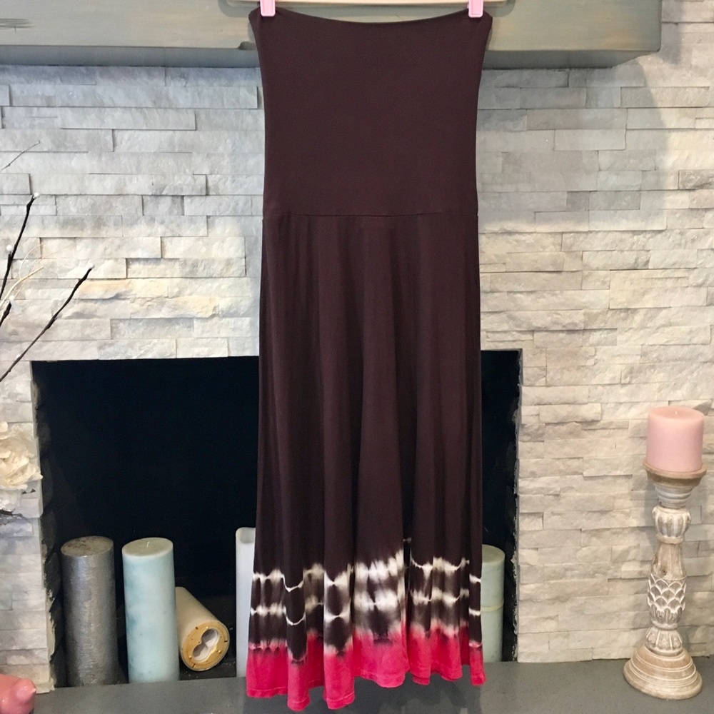 INC. TIE DYED STRAPLESS DRESS SIZE M